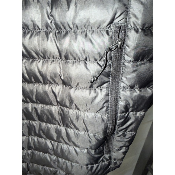 Men's Eddie Bauer Full-Zip Down Puffer Jacket Sz XL Black GW999 - Picture 8 of 11